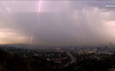 Thunderstorms literally on the horizon — power possibly out?